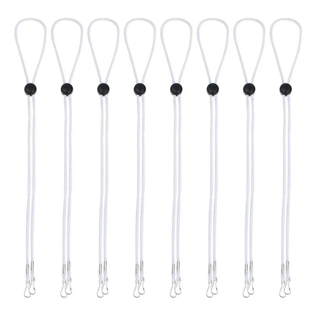 

8pcs Adjustable Face Mask Lanyard Mask Hanging Rope Facial Mask Lanyard Holder Hanging Ropea Kids Adults