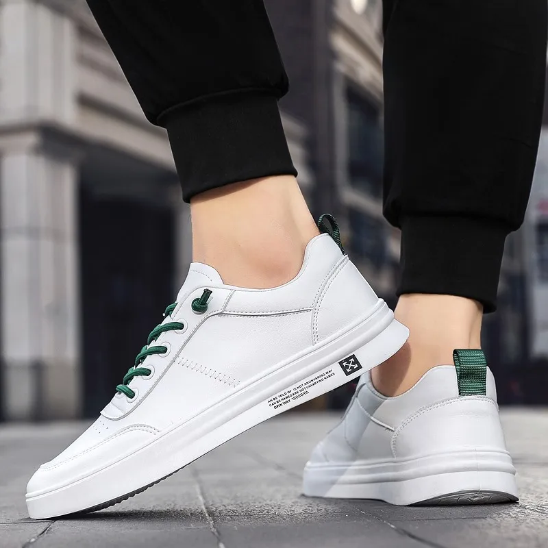 

Casual Shoes Men Zapatos Cuero Hombre Casual Leather Shoes Men Breathable Men's Man Mens Male Shoe Spring 2020 Sneakers