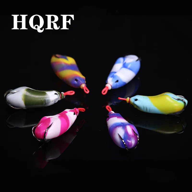 

1PCS Frog Fishing Lure Soft Silicone Bait Plastic Frog Lures Bass Lures Frog Lifelike Snakehead Lure