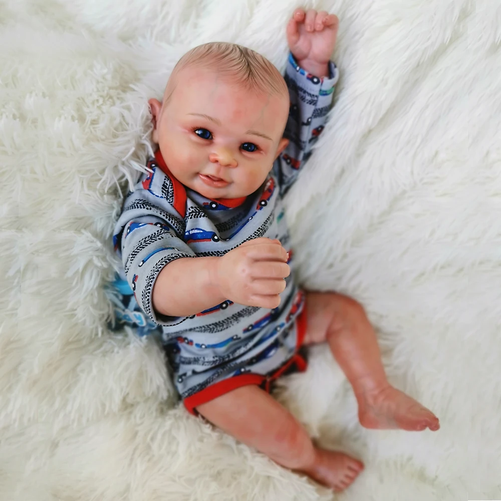 Reborn Baby Dolls Реалистичная богатая живопись 20 дюймов куклы живые Новорожденные