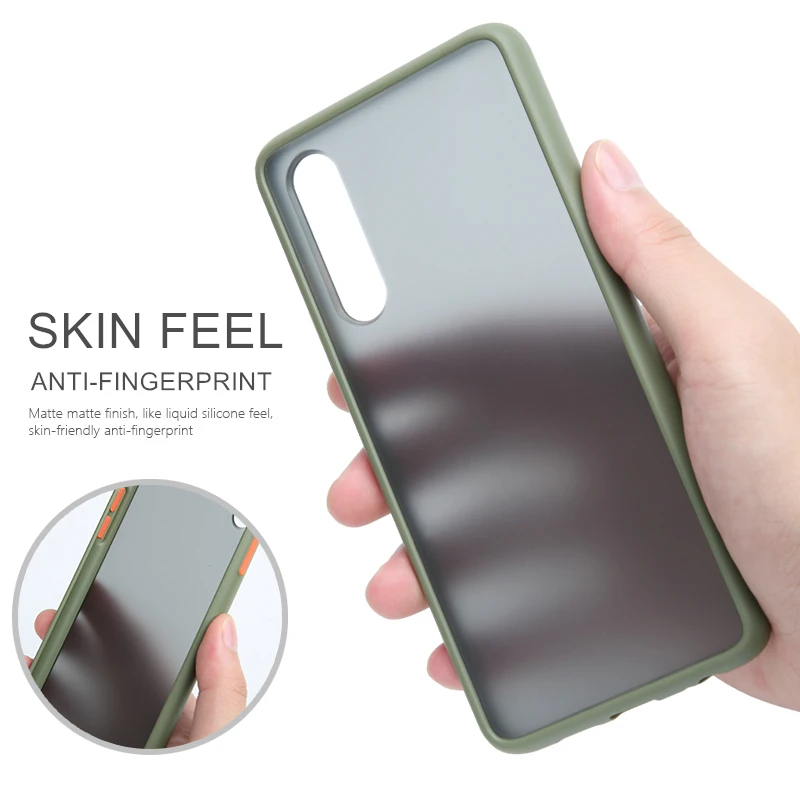 Прозрачный матовый противоударный бронированный чехол для телефона Samsung Galaxy M51 M01