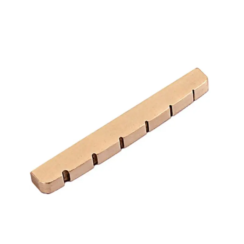 43mm schlitz messing metall string mutter für 6 string tl elektrische bass gitarre teil gitarre teile zubehör free global shipping
