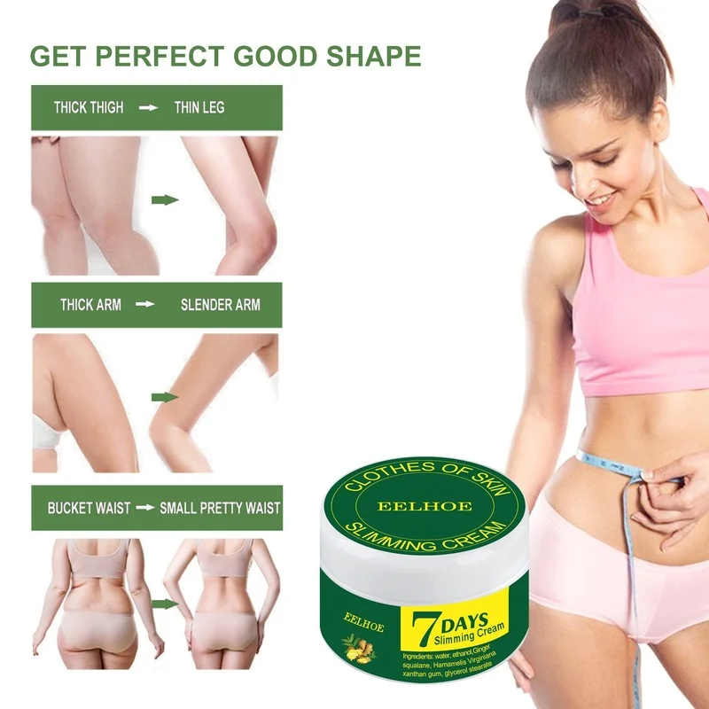 

EELHOE Ginger Cream Shaping Cream Firming Minus Full Body Cream Fat Weight Loss Slimming Leg Body Waist Effective Reduce Cream