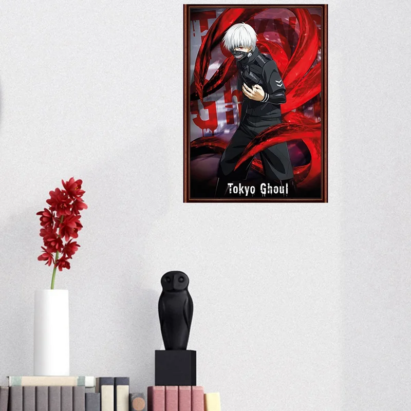 Классический Анимация одежда с надписью Tokyo Ghoul плакат для косплея канеки кэна