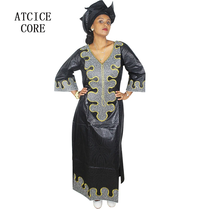 Африканские платья для женщин бесплатная доставка африканская ткань BAZIN RICHE