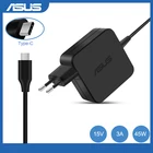 Блок питания для Asus Chromebook C214MA C425TA C223NA C433TA C423NA C202XA C204MA, зарядное устройство USB-C, 15 В, 3 А, 45 Вт
