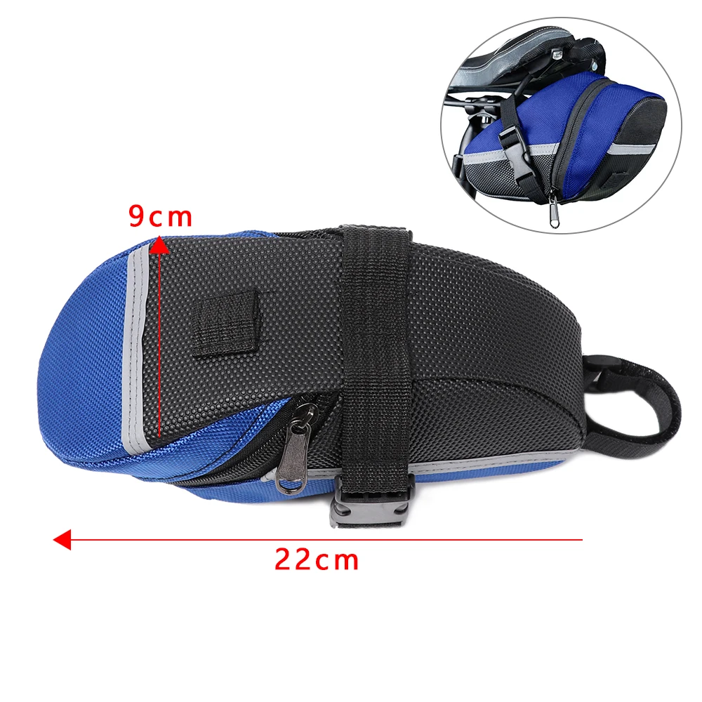 Водонепроницаемая велосипедная сумка на седло многофункциональная для заднего