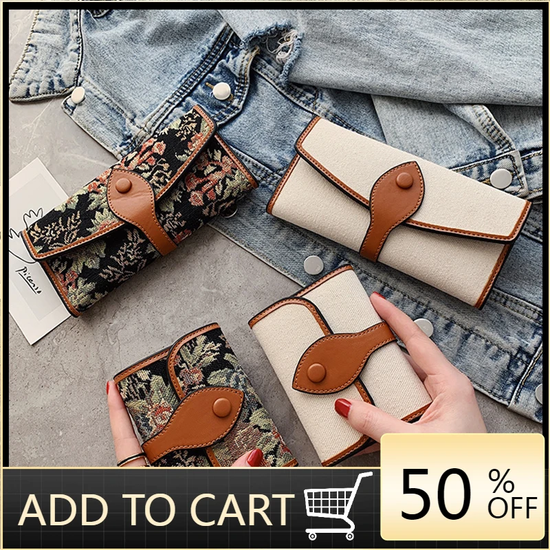 

Женский цветочный кошелек IKE MARTI, женский бумажник длинной, женская сумка большой вместимости, маленький кошелек, Женский кошелек на Хэллоуи...