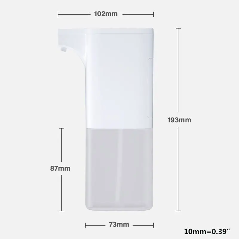 

Automatic Touch Sensing Soap Dispenser Waterproof Shampoo Conditioner Shower Gel Container for Kitchen Bathroom School