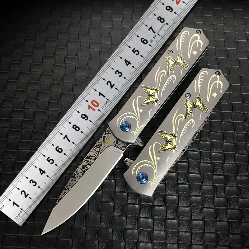 Складной нож Изысканный Карманный клинок из нержавеющей стали 440C для выживания