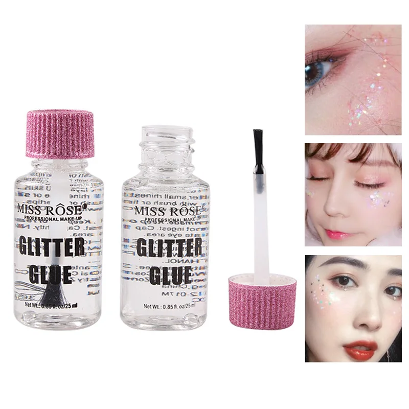 Античувствительные гипоаллергенные блестящие тени для век Клей стойкий