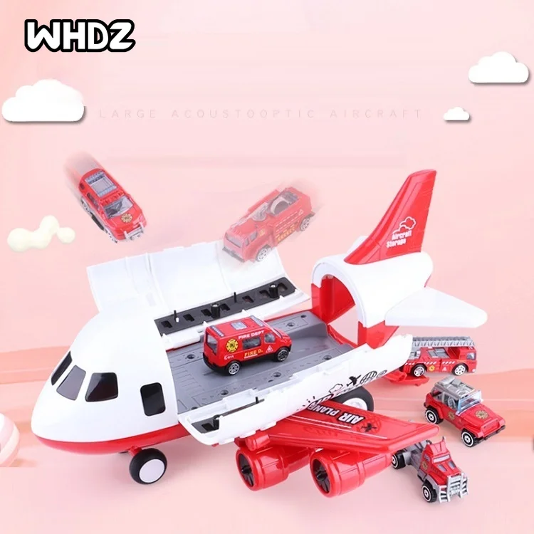 

Transport Construction Airplane Toy with Car Toy Set,Take Apart Toy for Play Set Boy Toddler Cargo Transport Airplane Gift
