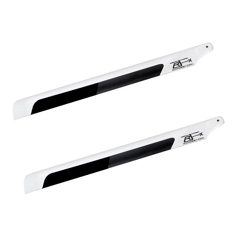 Hoja principal de fibra de carbono RJX 325mm para juguetes modelo RC 450 clase RTF, aleaci&oacute;n el&eacute;ctrica, mantenimiento de altitud, helic&oacute;pteros naranja/negro-2