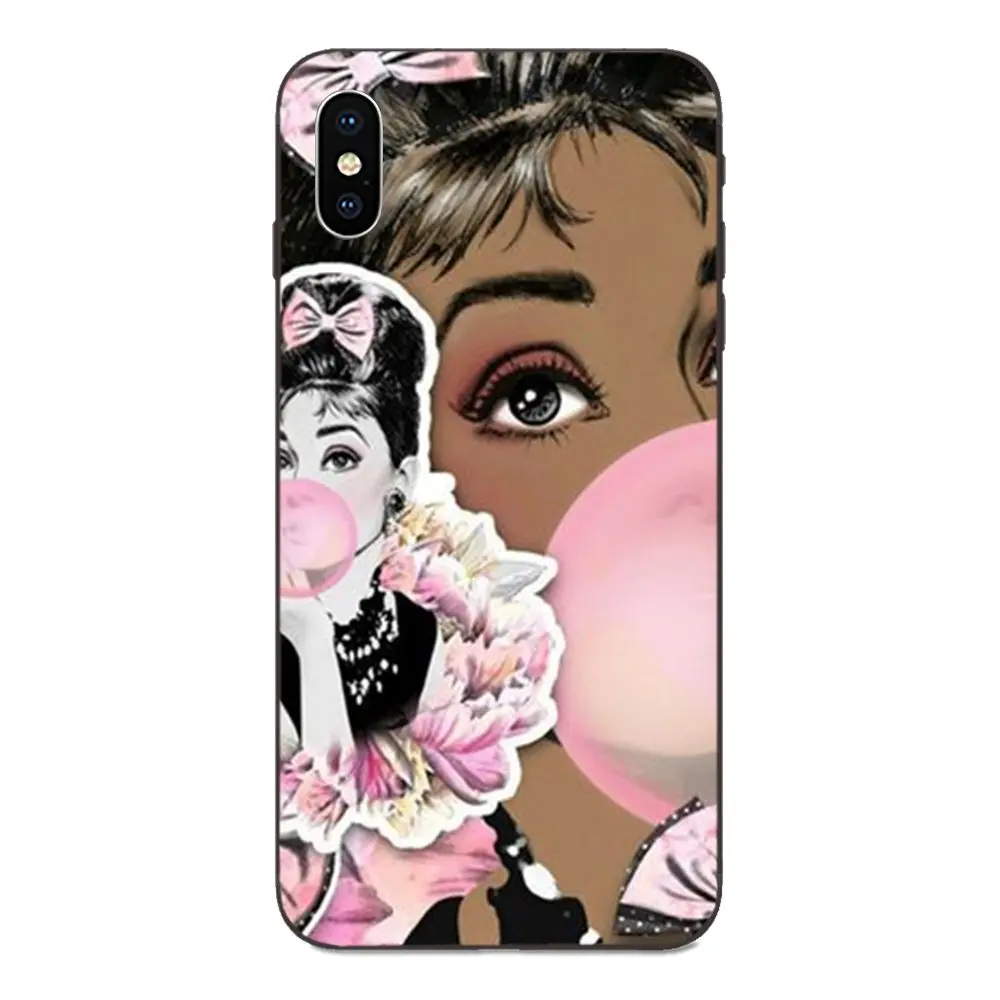 Распродажа роскошные аксессуары для телефона чехол девушки модная Роза макияж