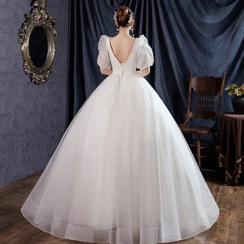 Gryffon буфами на рукавах свадебных торжеств и вечеринок Милое детское платье