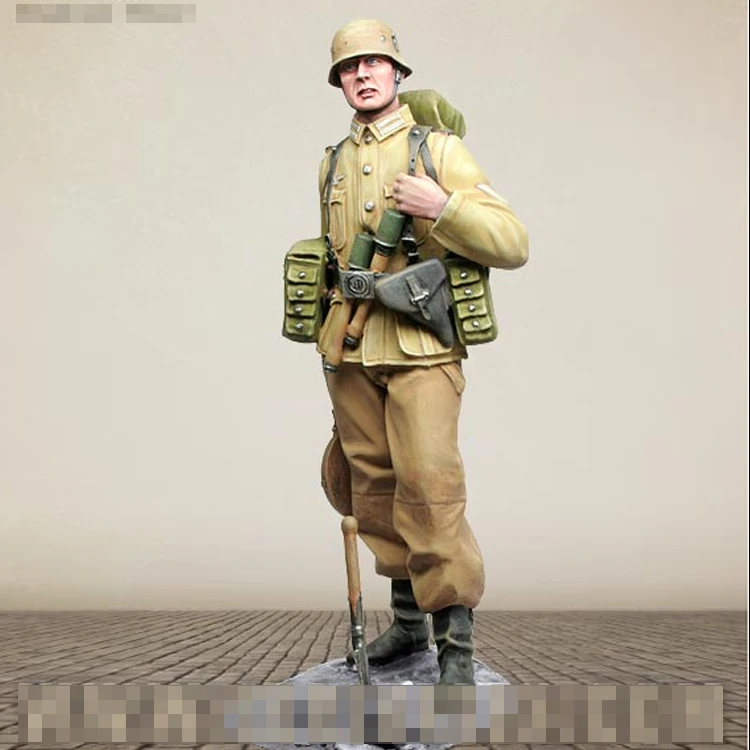 

1/16 WWII SOLDIER, Engeneer. Wehrmacht, Resin Model figure GK, Soldier Military theme of WWII Unassembled and unpainted kit