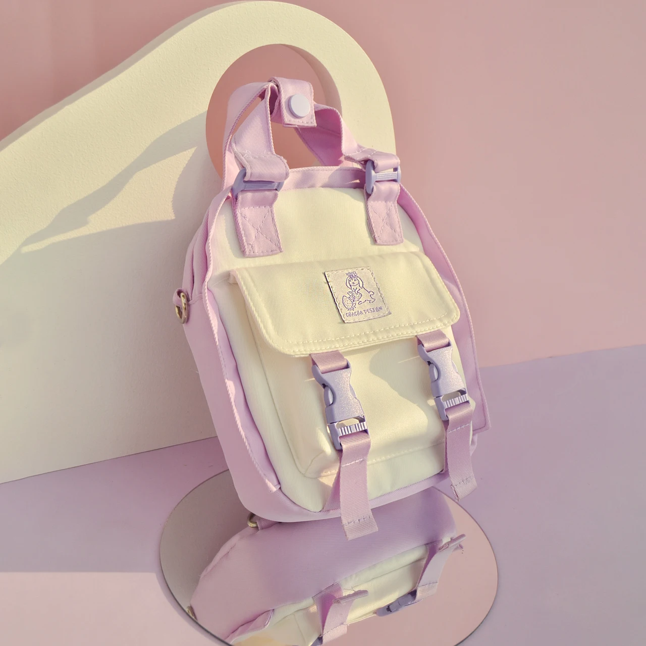 

Kawaii Japanese Style Cat JK Uniform Handbag Crossbody Canvas Bag Women Lolita Cosplay School Girls Messenger Shoulder Bag