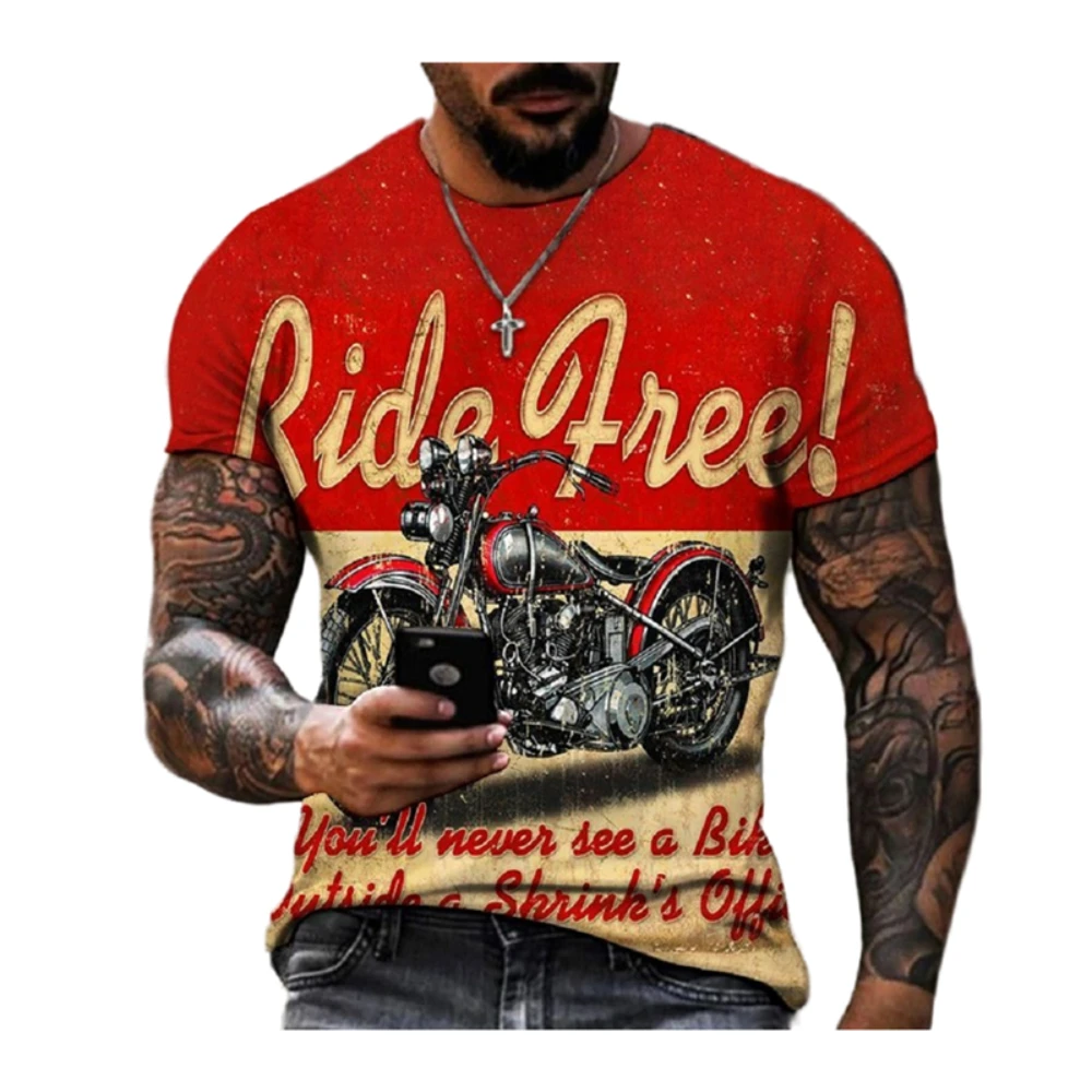 

Футболка мужская оверсайз с 3D-принтом, свободная рубашка с круглым вырезом, швейный узор, уличная одежда, лето 2021