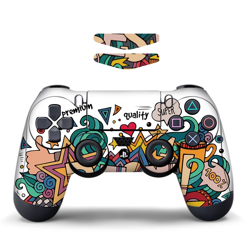 Наклейка DATA FROG для PlayStation 4 PS4 DualShock защитная наклейка Pro Slim на контроллер