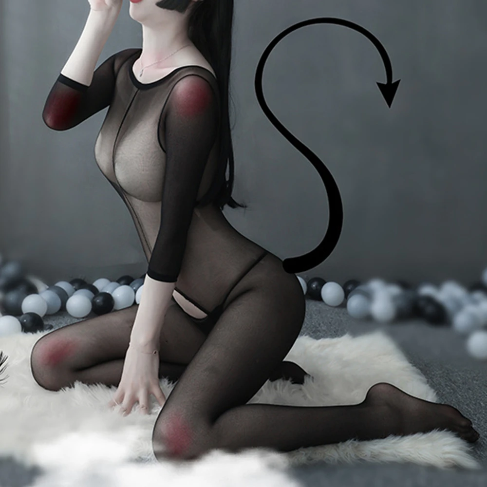 

6 стилей сексуальных женских нижнего белья, колготки, женское нижнее белье, комбинезоны, черная Пижама