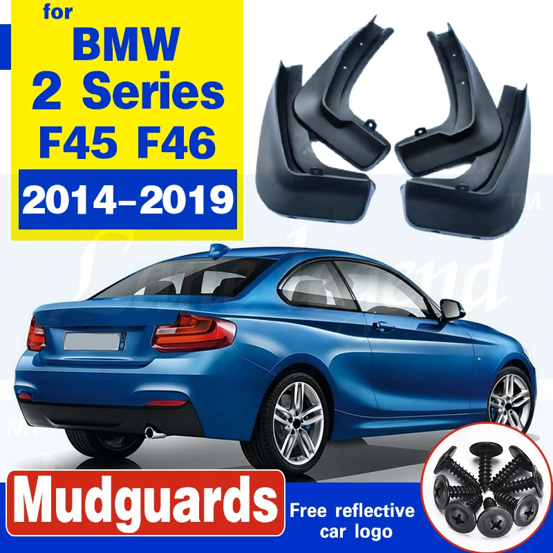 Брызговики для BMW 2 серии F45 F46 Gran Active Tourer 2014 2019 2016 2017 4 шт./компл.|Грязезащита| |