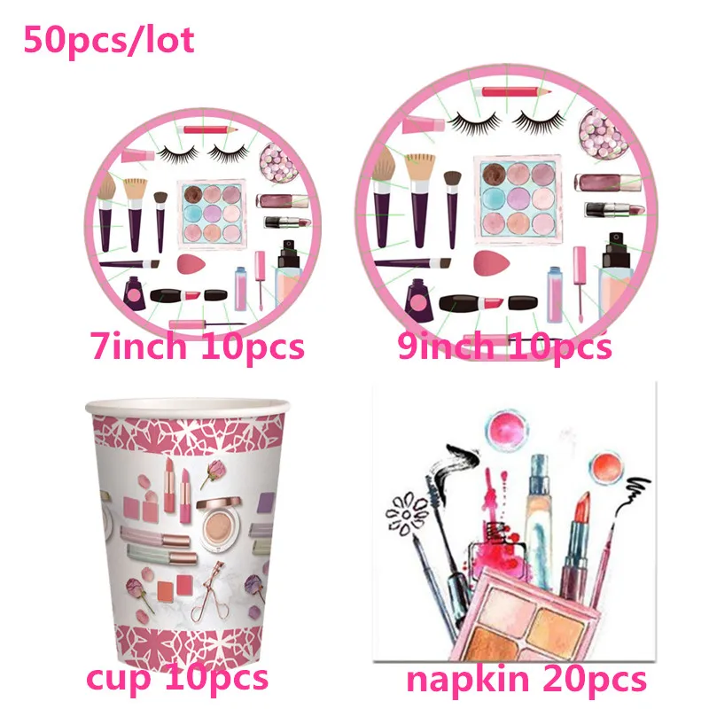 72 шт./лот тема для спа подружек Han Топпер торта на день Рождения Маленькая