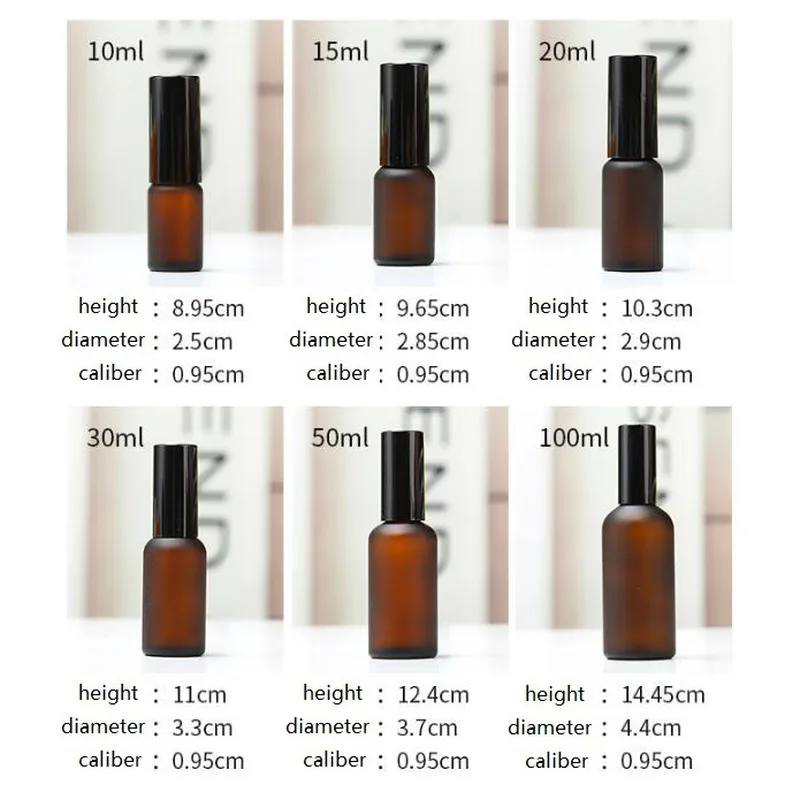 5 100 мл пустые бутылки эфирного масла многоразовые флаконы для парфюма лосьон