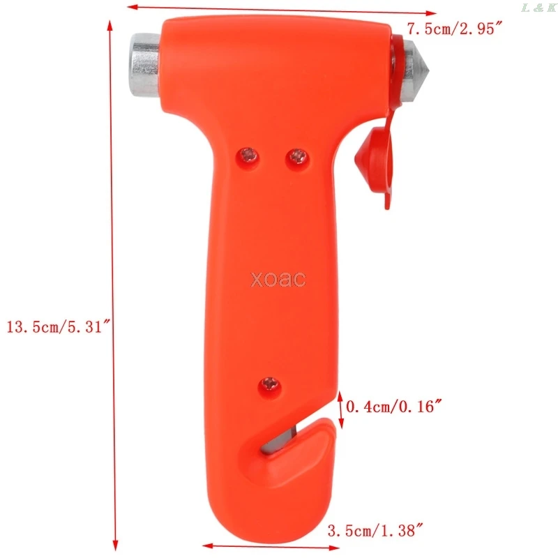 2 в 1 Автомобильный экстренный фотомолоток инструмент для обрезки стекла окна
