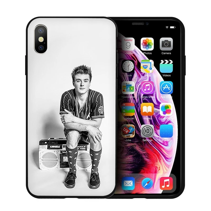 B9 Мягкий силиконовый чехол для телефона EWAU Alec Benjamin для iPhone 5 5S SE 6 6s 7 8 plus X XR XS 11 Pro Max - Цвет: B9