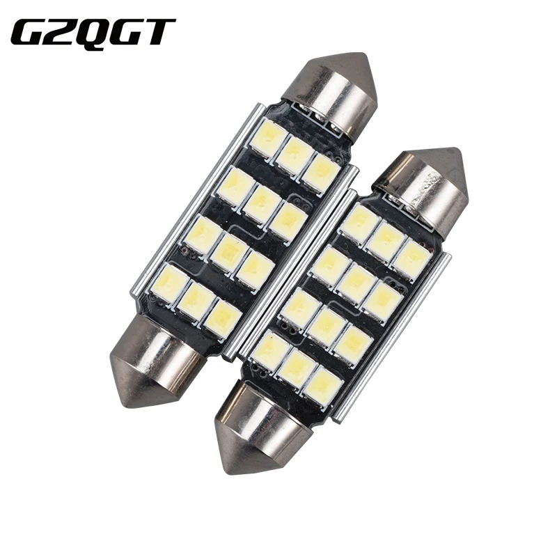 2шт новые 31 мм 36 39 41 8SMD 12SMD 2835 C5W CANBUS без ошибок Светодиодные Автомобильные номерные