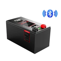 12v100ah lifepo4 with bluetooth for golf cart boat rv forklift lawn mower outdoor camping power supply