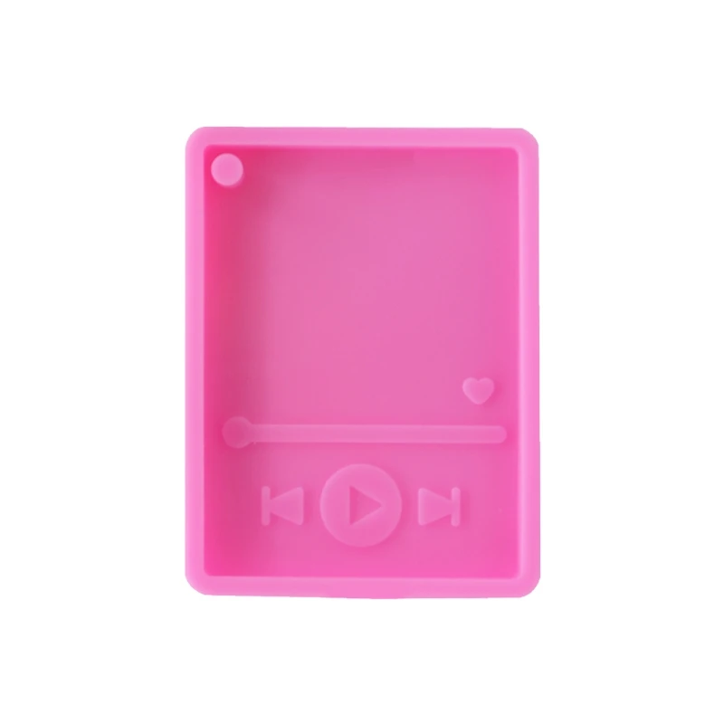 

DIY Crafts Music Player Keychain Epoxy Resin Mold Jewelry Pendant Silicone Mould