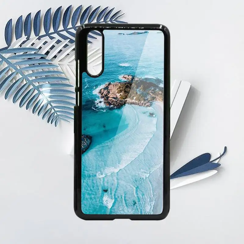 

Ocean Beach pattern Phone Case PC For Samsung galaxy S note 8 9 20 10 e lite2019 plus pro ultra