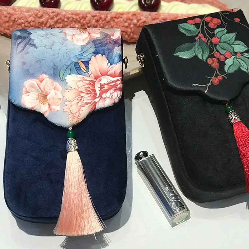 Fanghuasijin fashion retro gold bag Single Shoulder Messenger Bag DIY material | Дом и сад
