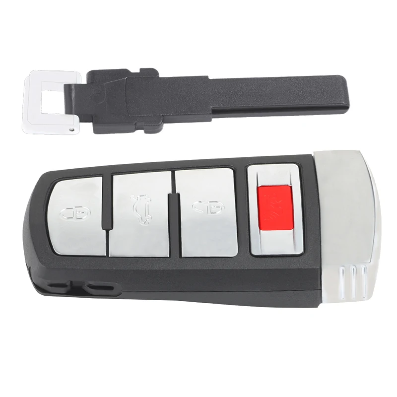 KEYECU дистанционный Автомобильный ключ для Volkswagen Passat CC 2007 2008 2009 2010 2011 2012 FOB 4