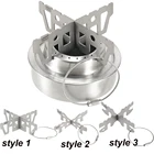 Стойка Lixada из титана для спиртовой плиты, уличная стойка для кемпинга, стойка для поддержки плиты, поперечная стойка