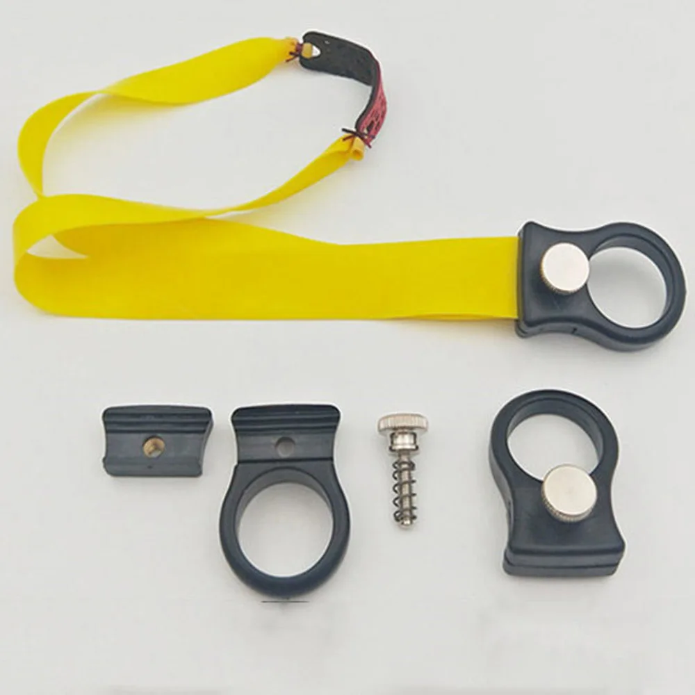 Красная зеленая желтая случайная Рогатка Резиновая лента подходит для активного