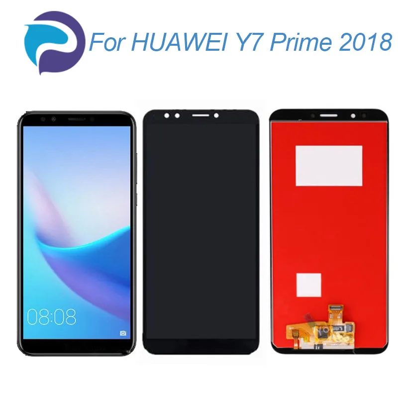 Для HUAWEI Y7 prime 2018 ЖК-дисплей + сенсорный экран дигитайзер в сборе запасная деталь