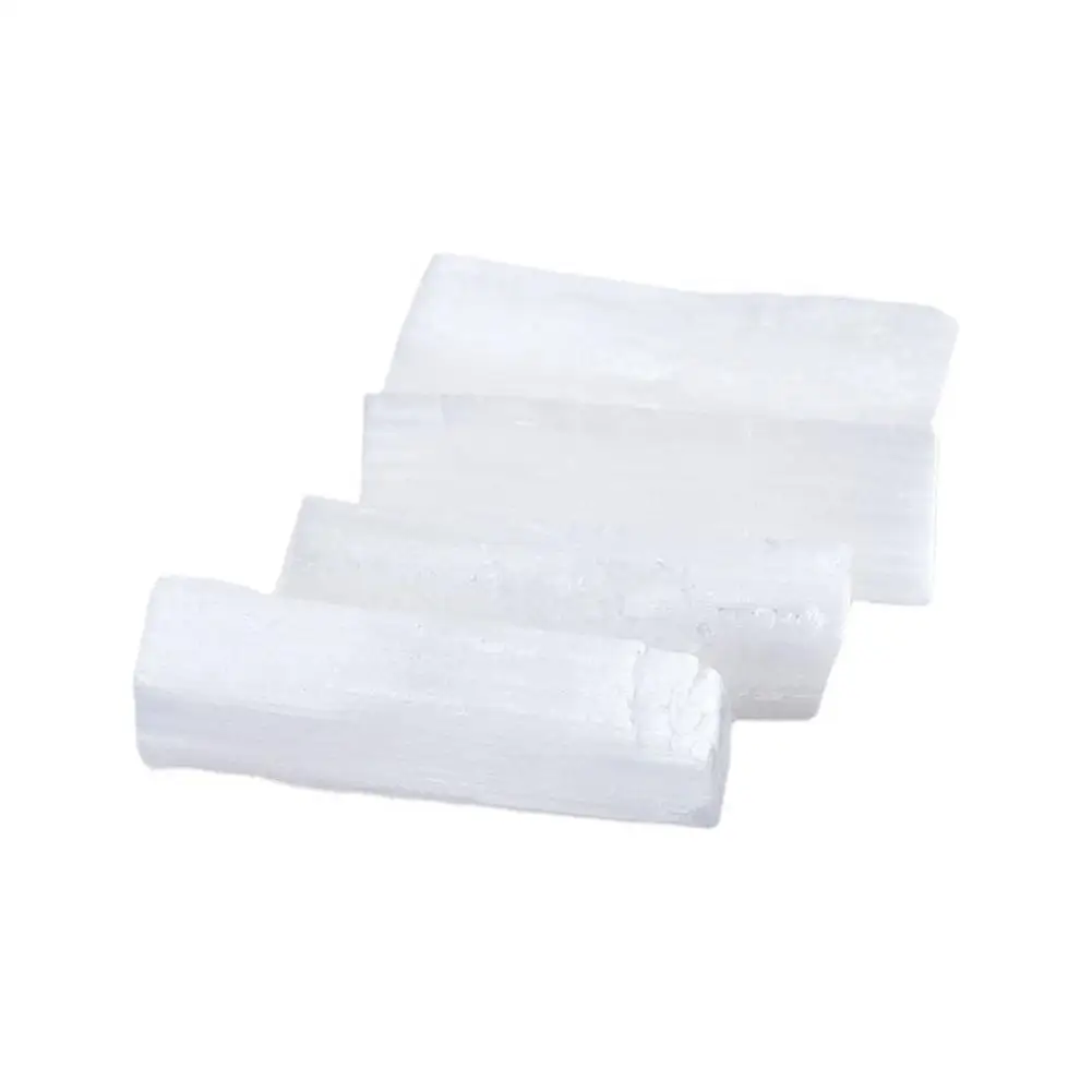 50-70 мм натуральные белые необработанные палочки из селенита образец минералов