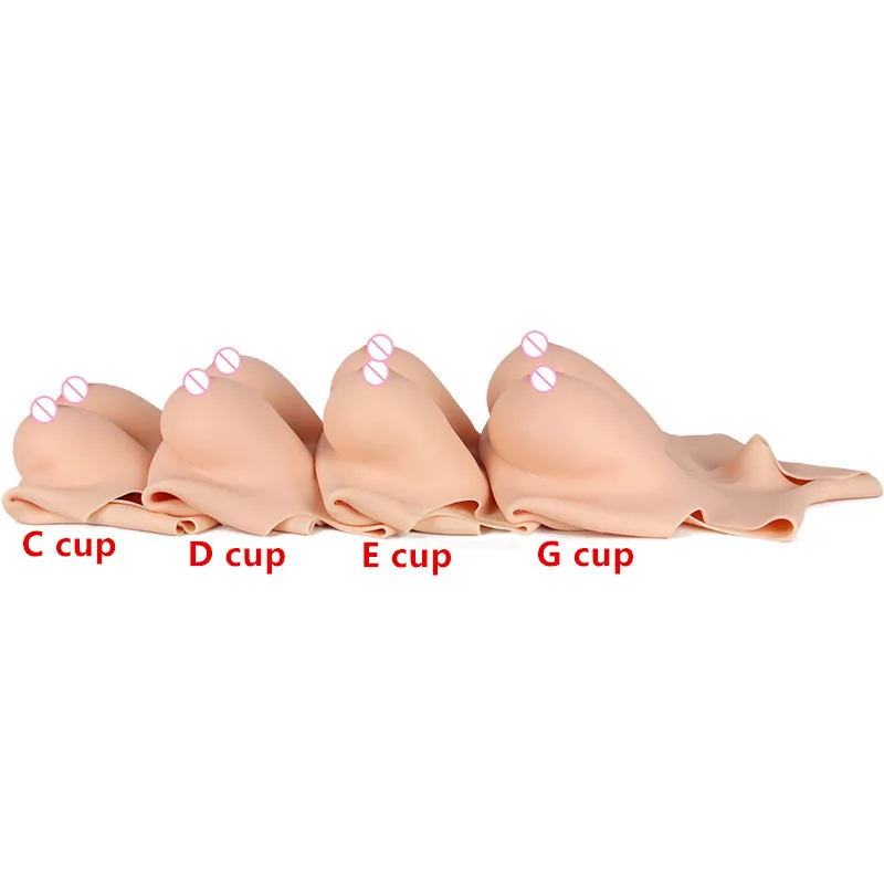 

Silicone Breast Forms Artificial Soft Fake Boobs CDEG Cup Liquid Filler Men Shemale Transgender Dragqueen Sissy Crossdresser