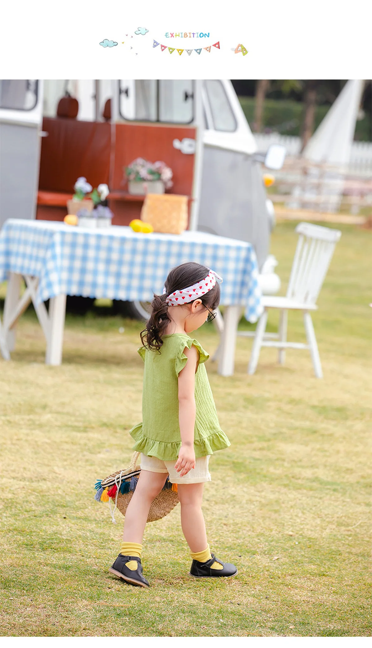 

2020 Baby Summer Clothing Infant Kid Baby Girl Blouses tops Linen Cotton Solid Dress Fly Sleeve Ruffle Party Chiffon Dresses