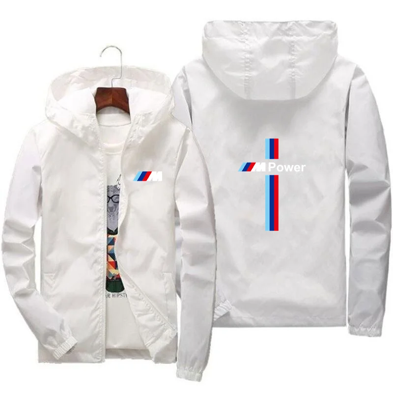 Мужская ветровка на молнии с капюшоном|Мужские куртки| |