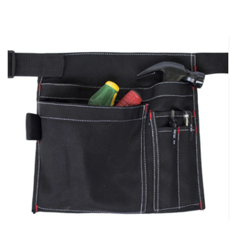 

Органайзер для инструментов для сада и инструментов электрика, портативная холщовая поясная сумка с несколькими карманами для хранения ин...