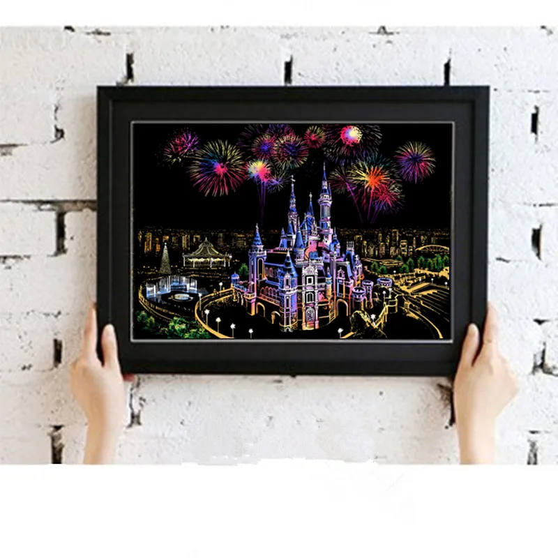 Развлекательные игрушки для детей и родителей цветные подвесные картины ручной