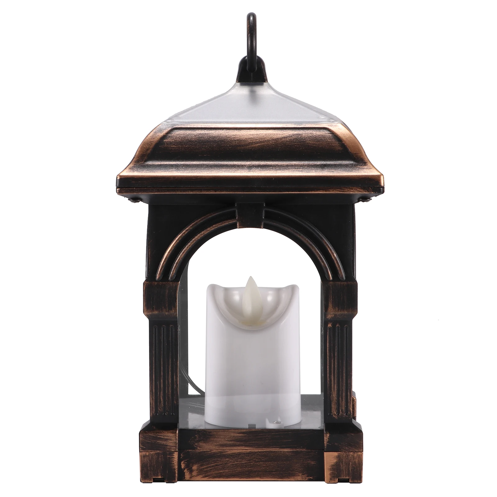 Солнечный светодиодный Открытый Мерцание Лампы в форме свечи Фонари напольный