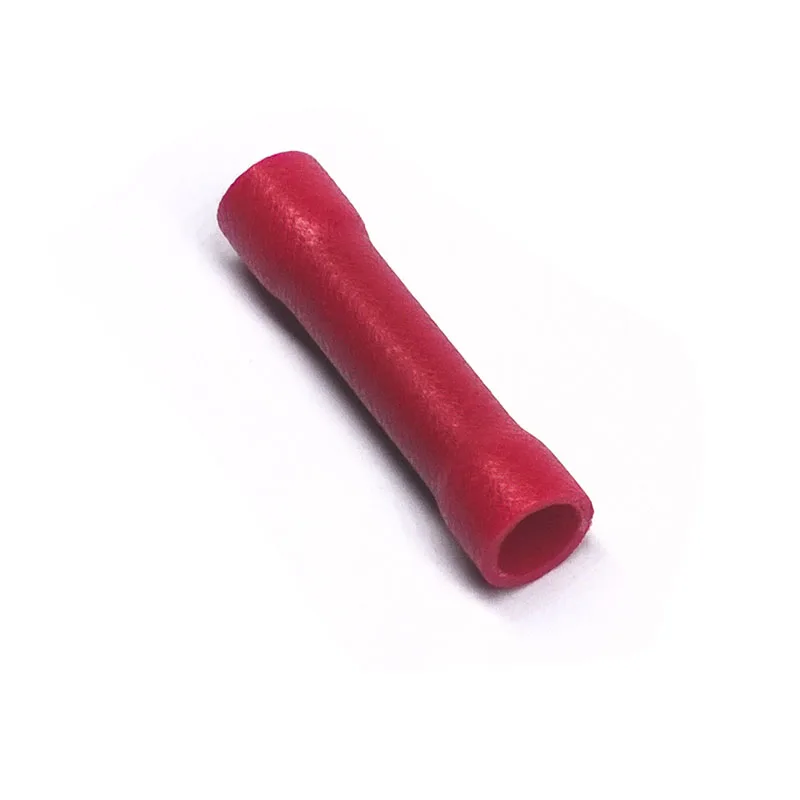 100 шт./лот BV-1.25 Соединительные клеммы Штекер Весенний Предварительно изолированный медный носовой штырь Cosse Electric Sertir Connector BV-2 BV-5.5 на.