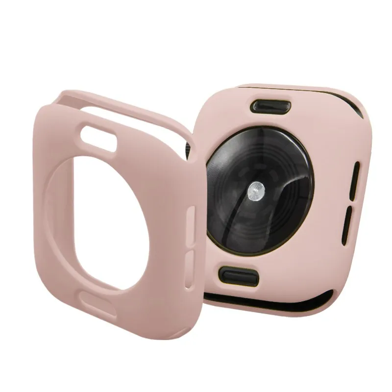 Чехол для часов Apple Watch 5, 4, 3, защитный бампер, мягкий силиконовый чехол из ТПУ для iWatch серии 42 мм, 38 мм, 44 мм, 40 мм, чехол