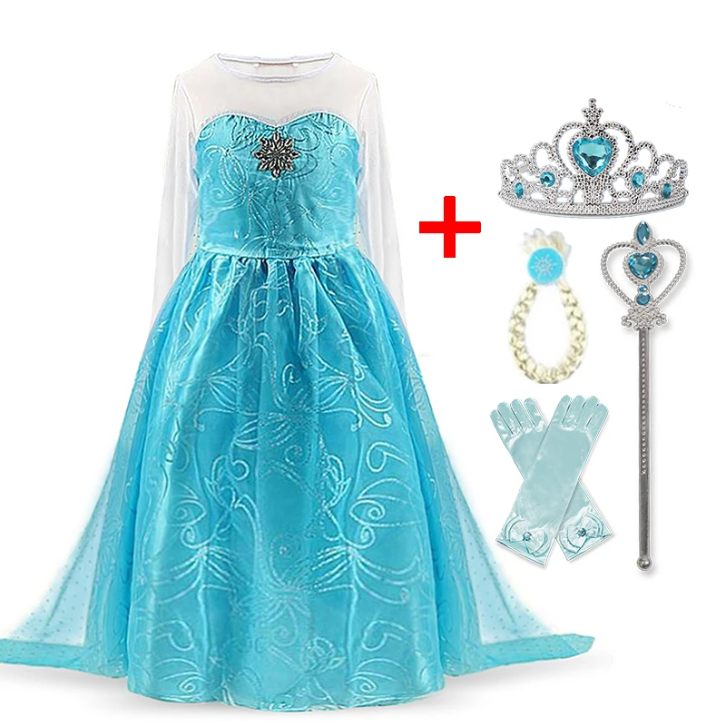 Карнавальный костюм на Рождество и Хэллоуин для маленьких девочек Вечерние