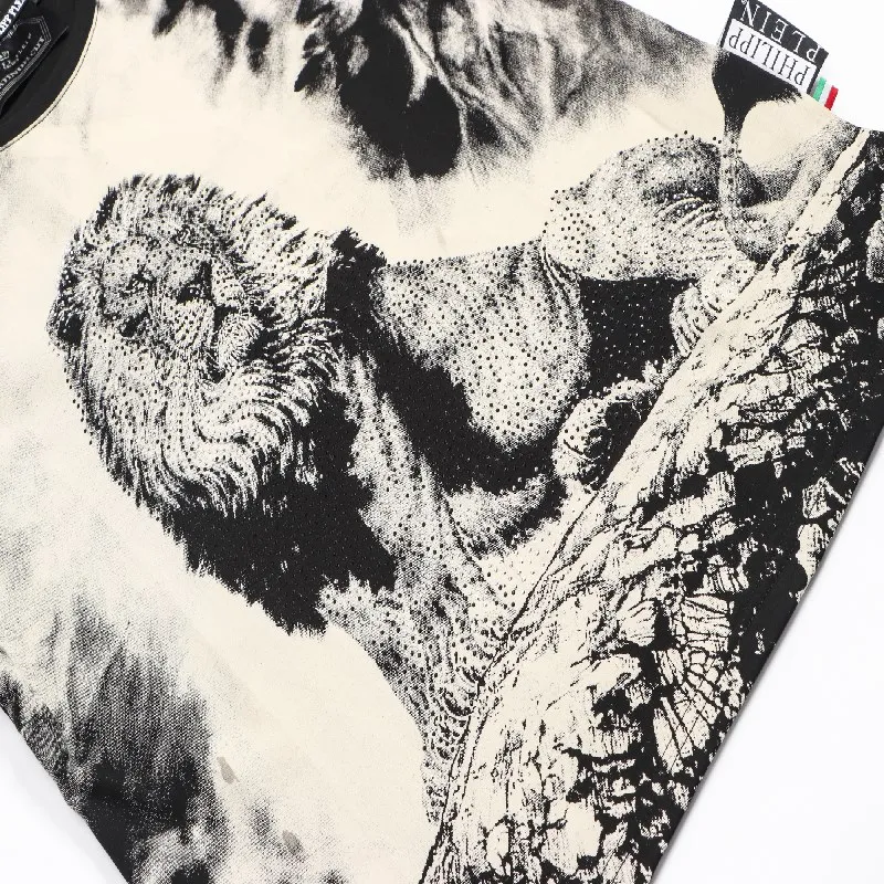 

PP Men T-shirt Round Neck Short Sleeve Men Tops 3D Printed Skull Short Sleeve Hip Hop Streetwear Male Fashion Sports T-shirt