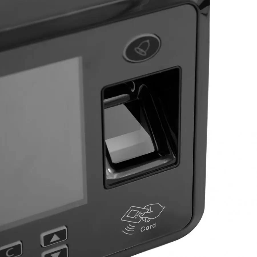 TCP IP 2.4in TFT 125 кГц отпечатков пальцев RFID карта Машина посещаемости времени система